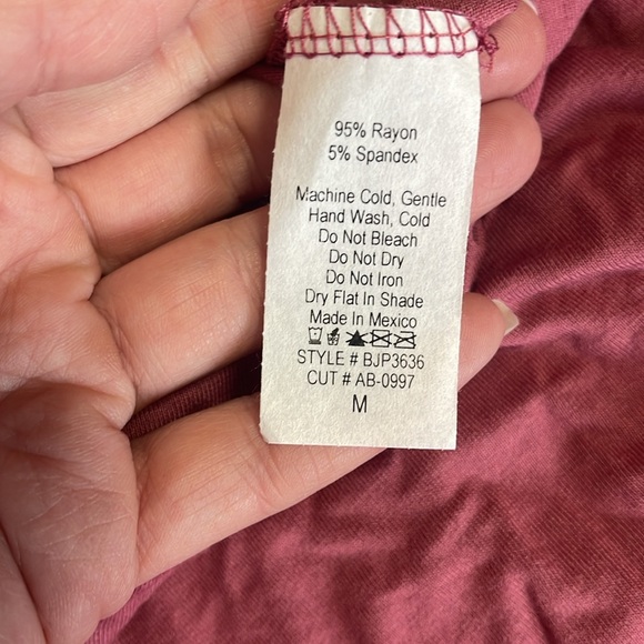 Zig Zag Stripe rose/mauve romper, short sleeve cropped wide legs sz Medium - Picture 10 of 11